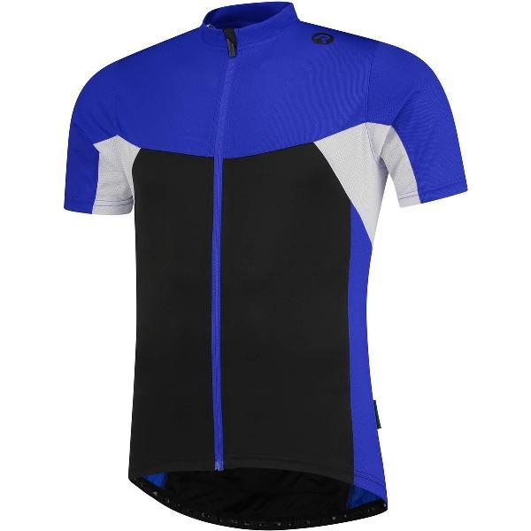 Rogelli Recco 2.0 Fietsshirt - Korte Mouwen - Heren - Zwart, Blauw, Wit - Maat M