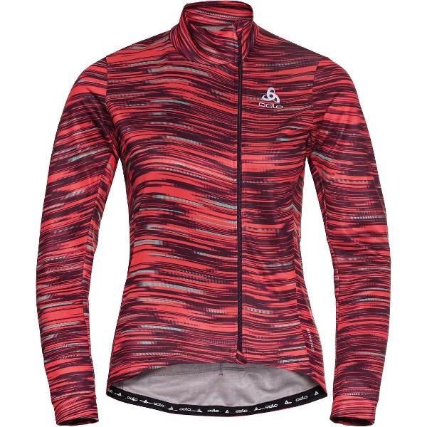 Odlo Mid layer full zip Zeroweight Ceramiwarm Fietsjack - Vrouwen - Maat M