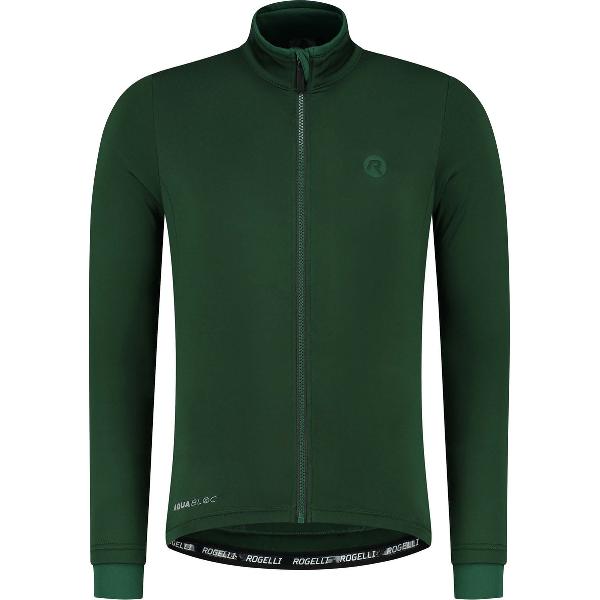 Rogelli Essential Fietsshirt - Lange Mouwen - Heren - Leger Groen - Maat 3XL