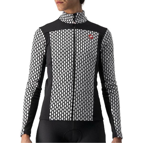 CASTELLI Sfida 2 FZ Lange Mouwen Fietsshirt Dames - Black / White - M