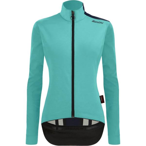 Santini Fietsjack Winter Dames Aqua Blauw - Vega Multi Winter Jacket For Woman Acqua Blue - L