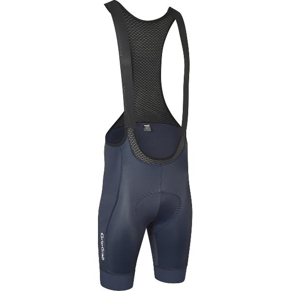 GripGrab - PACR Korte Fietsbroek met Zeem en Bretels Wielrenbroek Bib Shorts - Navy Blauw - Heren - Maat XXL