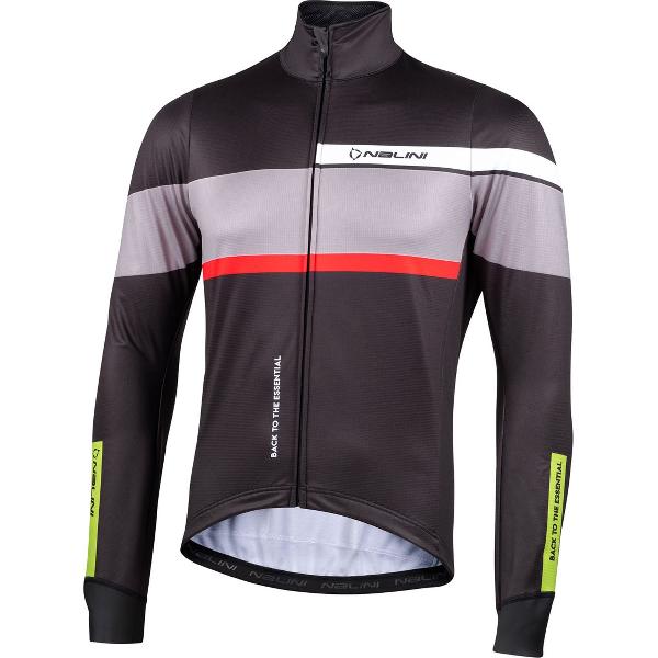 Nalini - Heren - Fietsjack winter - Warm Wielrenjack - Zwart - Grijs - TRAGUARDO JKT (CMP) - S