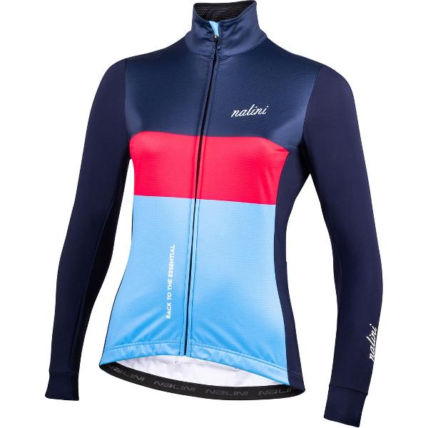 Nalini - Dames - Fietsjack winter - Warm Wielrenjack - Blauw - Fucsia - NEW ASFALTO LADY JKT (CMP) - XXL