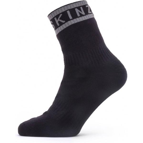 Sealskinz Mautby waterdichte sokken Black/Grey - Unisex - maat L