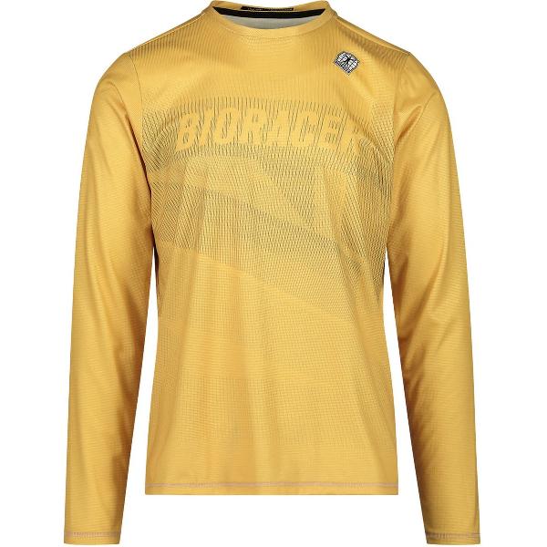 BIORACER Off-Road Fietsshirt Heren Lange Mouw - Sahara - Maat XS - Fietsshirt voor mountainbiken, cyclocross & gravelrijden