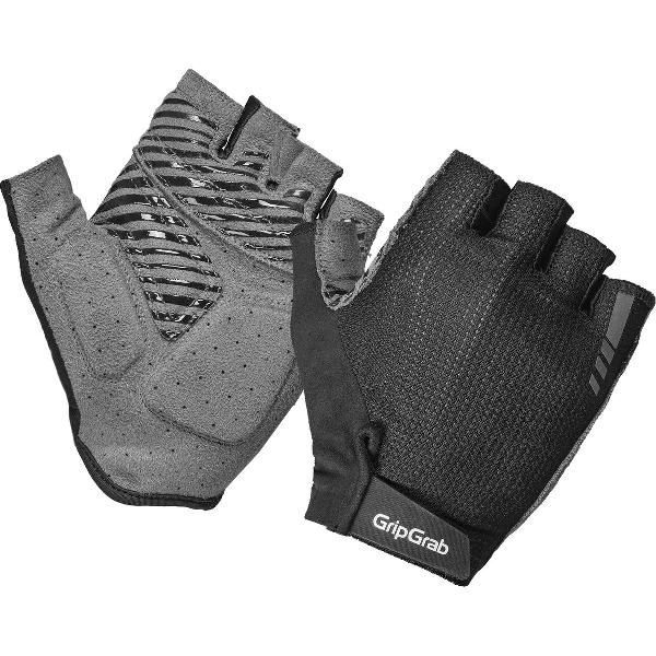 GripGrab - Expert RC Max Korte Vinger Zomer Fietshandschoenen met Padding - Zwart - Unisex - Maat XL