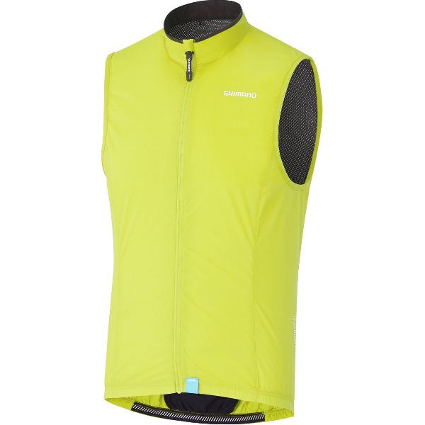 Shimano Vest Compact Wind Neon Geel Heren-M