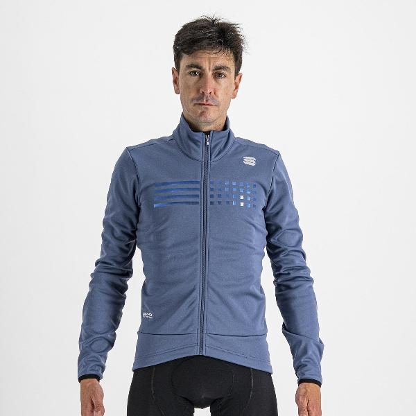 Sportful Fietsjack winter heren Blauw - TEMPO JACKET BLUE SEA - XL