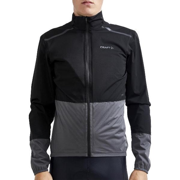 Craft Fietsjack Waterdicht Heren Zwart Grijs - ADV ENDUR HYDRO JKT M BLACK GRANITE-M