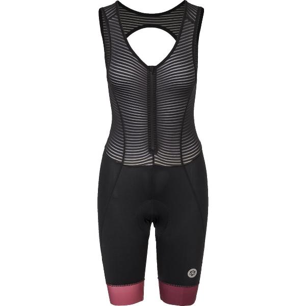 AGU Prime Fietsbroek met Zeem II Essential Dames - Roze - S - Met Bretels