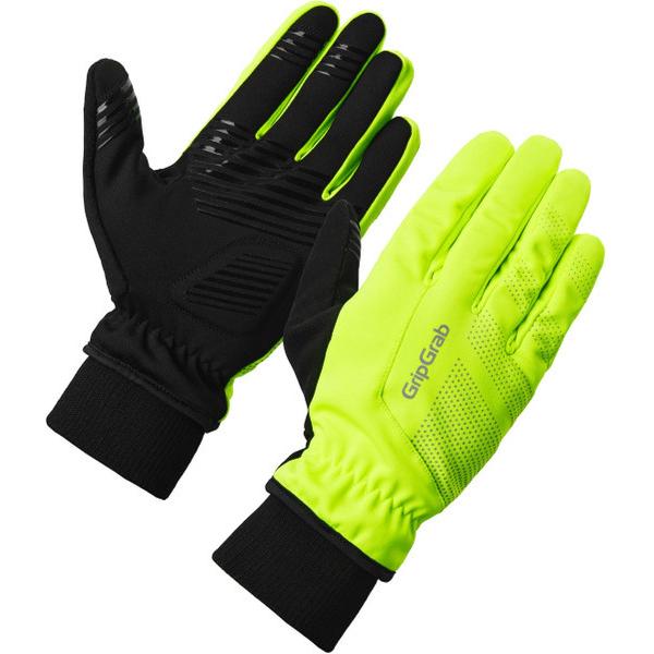 GripGrab RIDE 2 Windproof Winter Gloves Yellow Hi-Vis Maat XXL