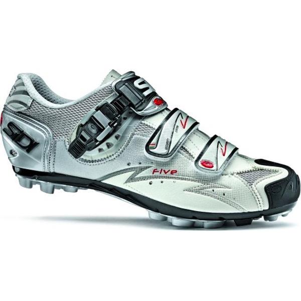 Sidi Scarpe Five XC - Mountainbikeschoenen - Steel Wit - Maat 45