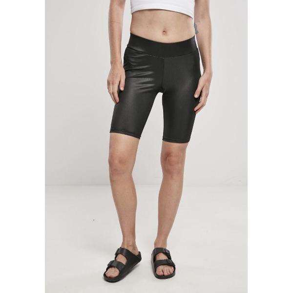 Urban Classics - Imitation Leather Korte cycle broek - 3XL - Zwart