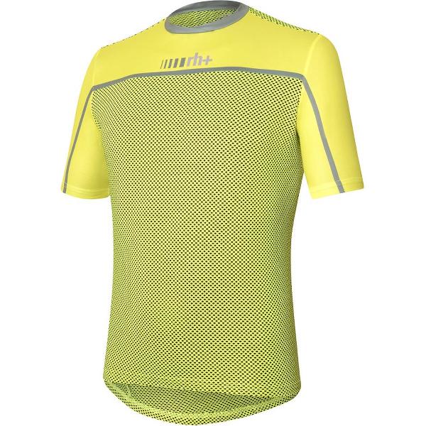 Rh+ Trail Jersey Met Korte Mouwen Geel XL Man