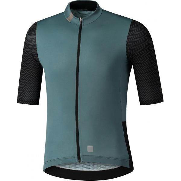 Shimano Fietsshirt Korte Mouwen Evolve Heren Grijs-M