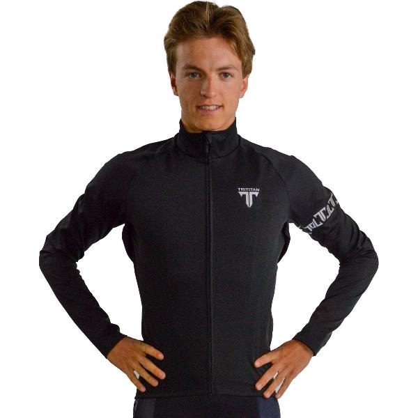 TriTiTan Professional Unisex Water- and Wind Resistant Cycling Vest - Fietsjas - Fietsjack - Zwart - S