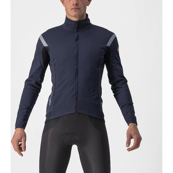 Castelli PERFETTO RoS 2 fietsjas BELGIAN BLUE/SILVER GRAY - Mannen - maat XL