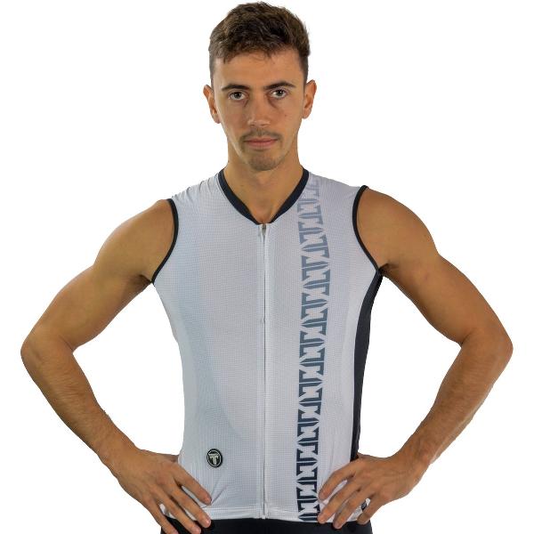 TriTiTan Titanium Male Pro No Sleeve Cycling Jersey - Fietsshirt - Fietstrui - XL