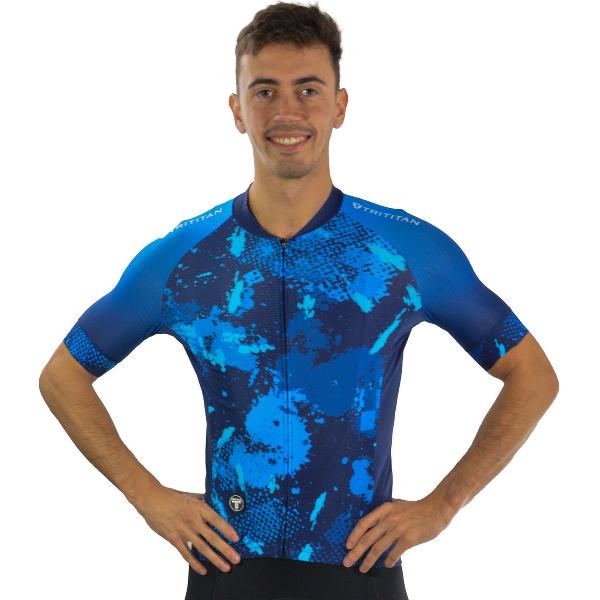 TriTiTan Male Elite Level Cycling Jersey with powerband - Fietsshirt - Fietstrui - 5XL