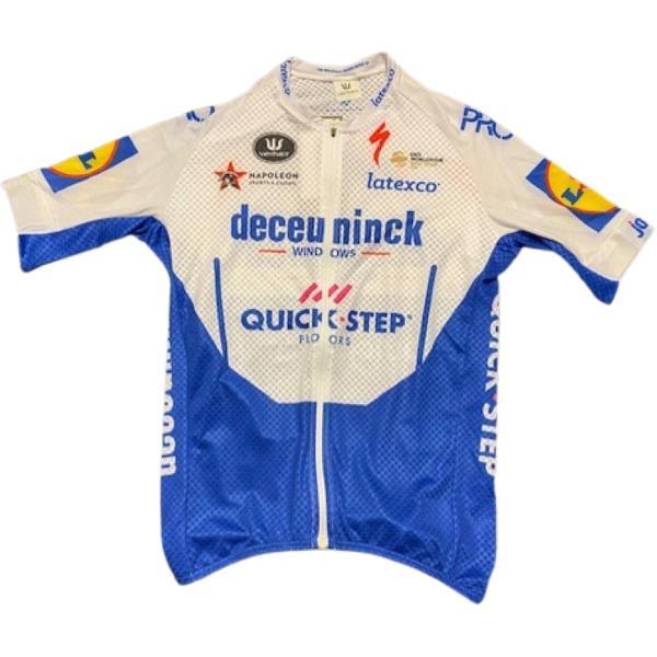 DECEUNINCK QUIK-STEP VERMARC FIETSSHIRT MET KORTE MOUWEN SUMMER PRR Maat L