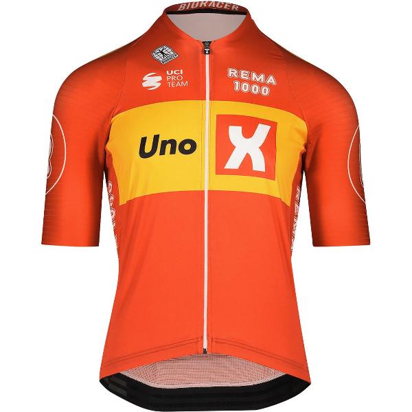 Bioracer Uno-x Icon Korte Mouw Trui Oranje M Man