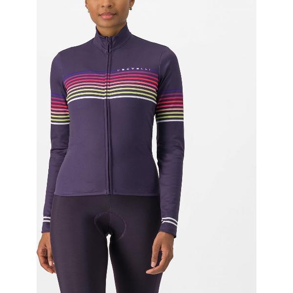 Castelli OTTANTA FIETSSHIRT Lange Mouwen NIGHT SHADE - Vrouwen - maat L