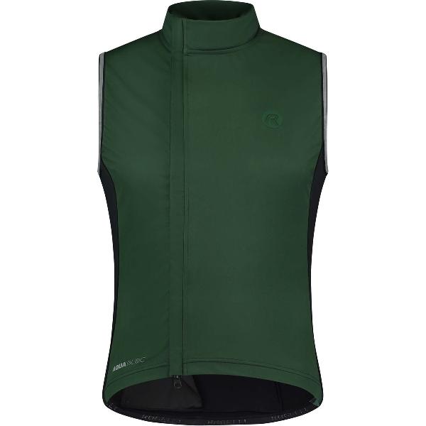 Rogelli Essential Mouwloos Fietsjack - Heren - Legergroen - Maat 2XL