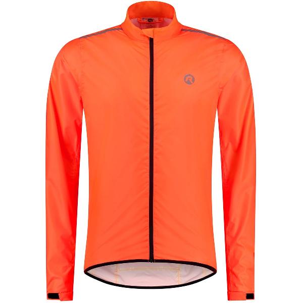 Rogelli Core Regenjas - Fietsregenjack - Heren - Oranje - Maat XL