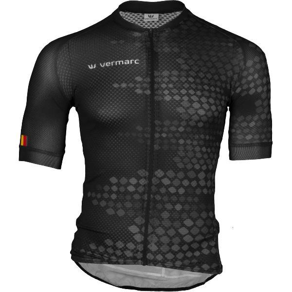 Vermarc BEL.21 Fietsshirt Zomer PR.R. Zwart