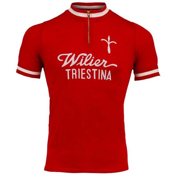 Wilier Vintage 1975 Jersey Met Korte Mouwen Rood XL Vrouw