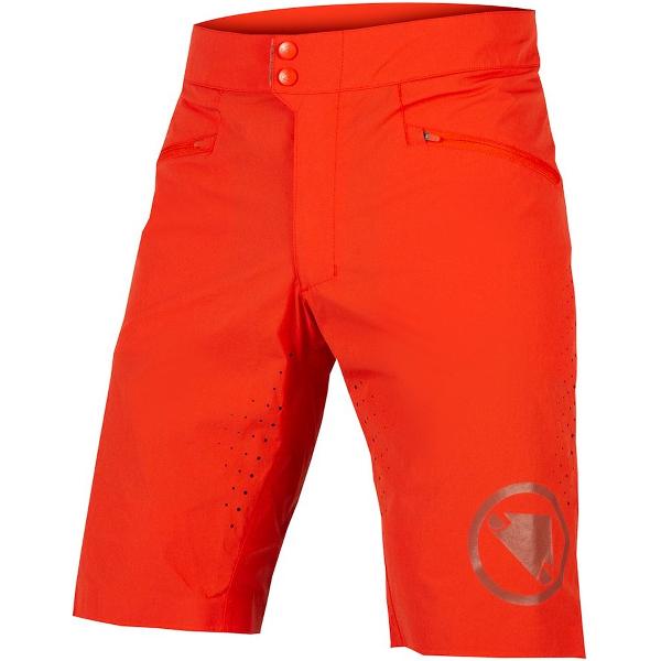 Endura Singletrack Lite Short Fit Korte Broek Rood L Man