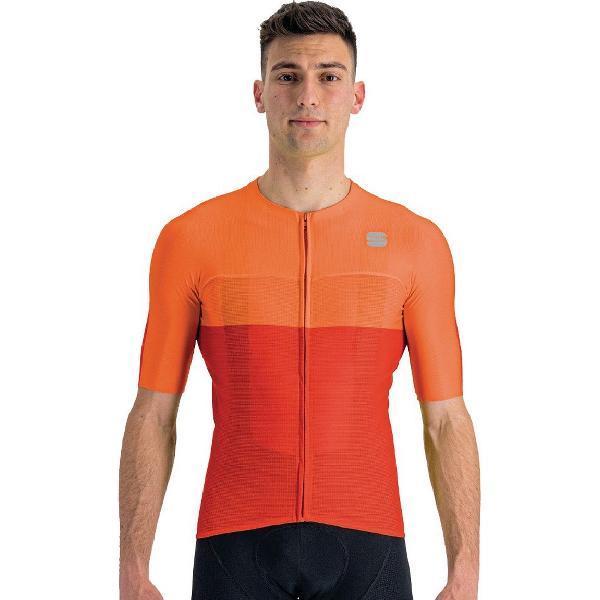 Sportful Outlet Light Pro Korte Mouwen Fietsshirt Oranje L Man