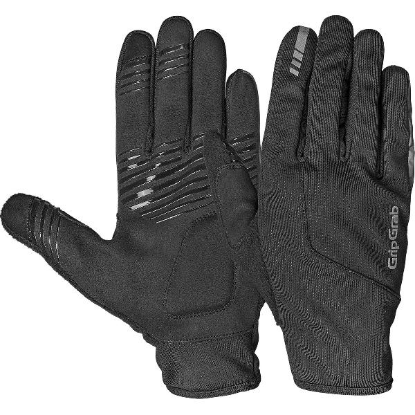 GripGrab - Hurricane 2 Windproof Lente Herfst Fietshandschoenen Lange Vinger - Zwart - Unisex - Maat S