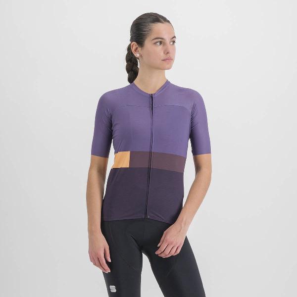 Sportful Snap Jersey Met Korte Mouwen Paars M Vrouw