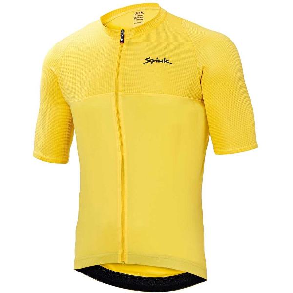 Spiuk Anatomic Jersey Met Korte Mouwen Geel 3XL Man