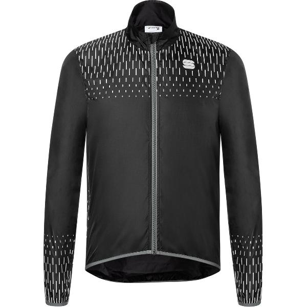 Sportful Fietsjack Heren Zwart - REFLEX JACKET BLACK - M