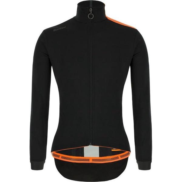 Santini Fietsjack lange mouwen Fluo Oranje Heren - Vega Multi Jacket Orange Fluo - M