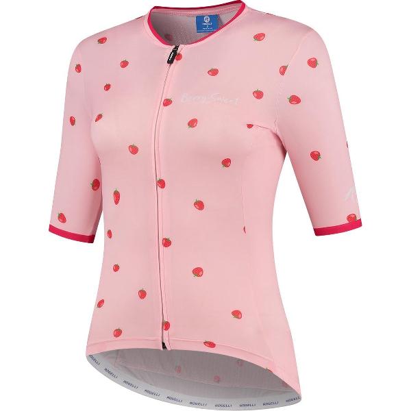 Rogelli Fruity - Fietsshirt Korte Mouwen - Dames - Maat M - Roze