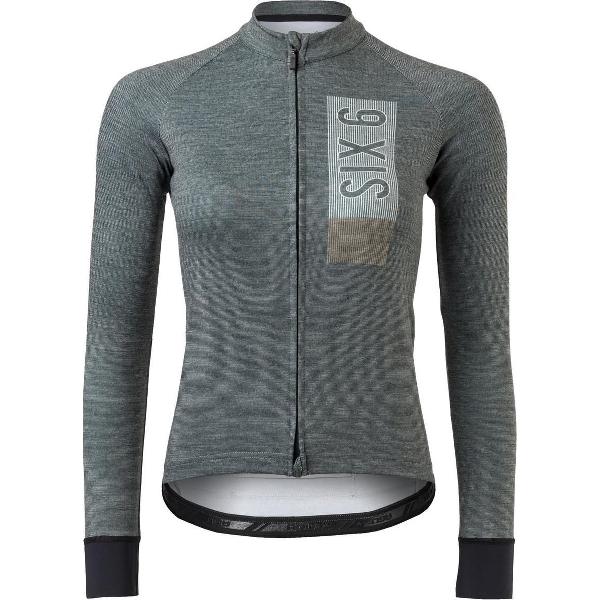 AGU Merino Fietsshirt Lange Mouwen II SIX6 Dames - Groen - S