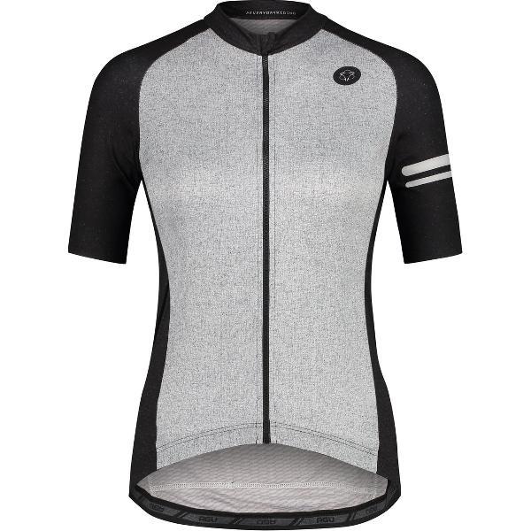 AGU Melange Fietsshirt Essential Dames - Zwart/Wit - XS