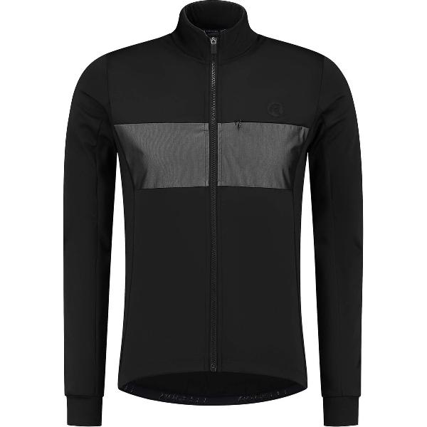 Rogelli Attq Fietsjack Winter - Heren - Zwart, Grijs - Maat 3XL