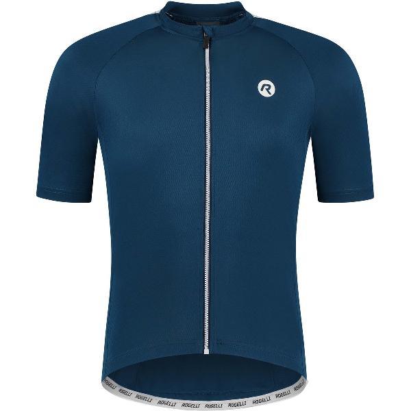 Rogelli Explore Fietsshirt - Korte Mouwen - Heren - Blauw, Wit - Maat L