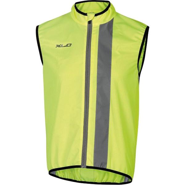 XLC JE-R01 High-Visibility Vest, geel/zilver Maat M