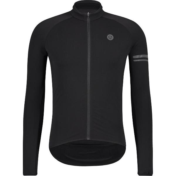 AGU Thermo Fietsshirt Lange Mouwen Essential Heren - Zwart - XL