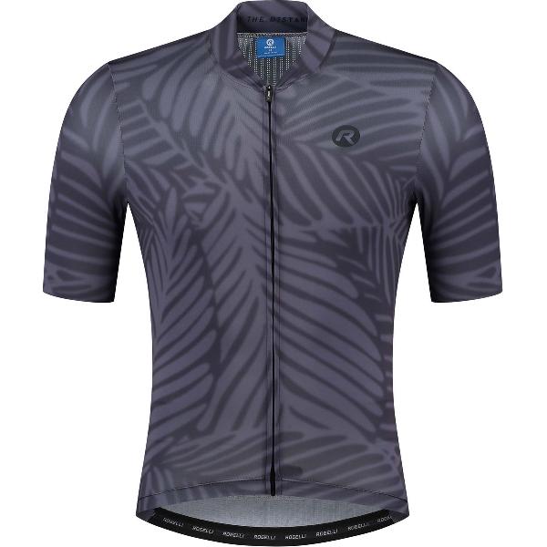 Rogelli Jungle Fietsshirt - Korte Mouwen - Heren - Grijs - Maat S