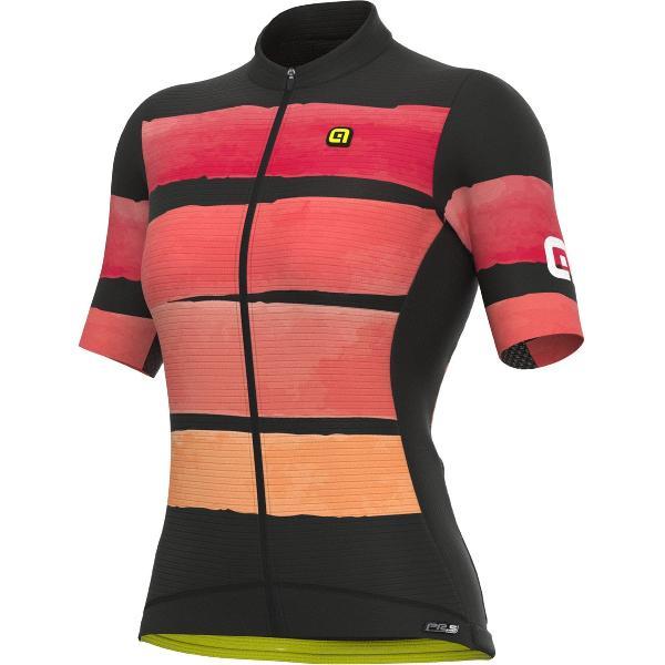 Ale Dames Fietsshirt Korte Mouwen PRS Track - Oranje - L - Valt klein