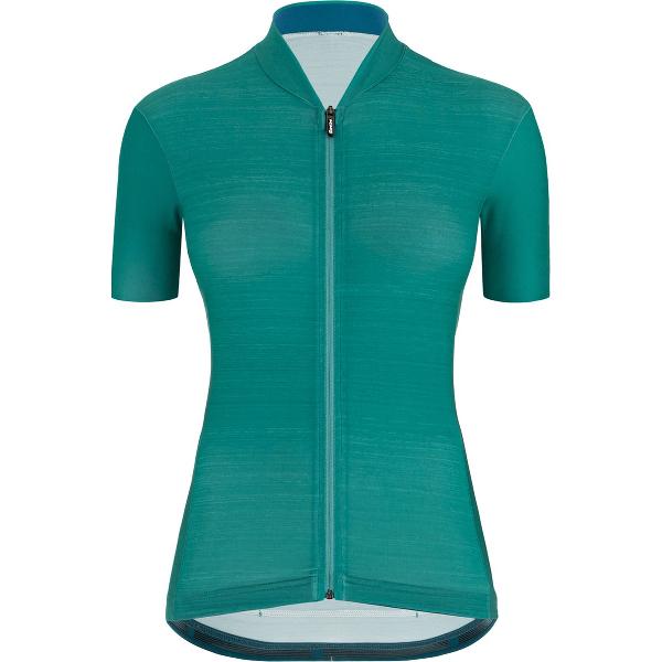 Santini Fietsshirt Korte mouwen Petrol Dames - Colore S/S Jersey For Women Petrol Green - M