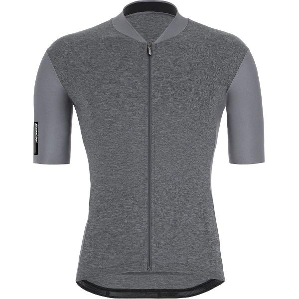 Santini Fietsshirt Korte mouwen Grijs Heren - Color S/S Jersey Gray - M