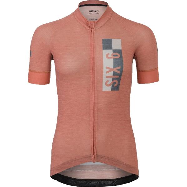 AGU Solid Merino Fietsshirt III SIX6 Dames - Oranje - XL